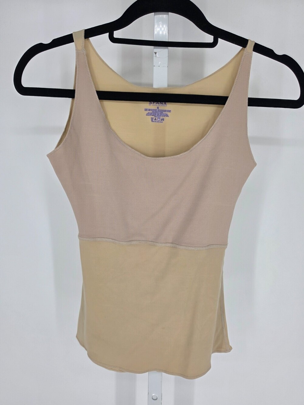 Spanx by Sara Blakely Beige Shapewear Tank Top Womens Sz S